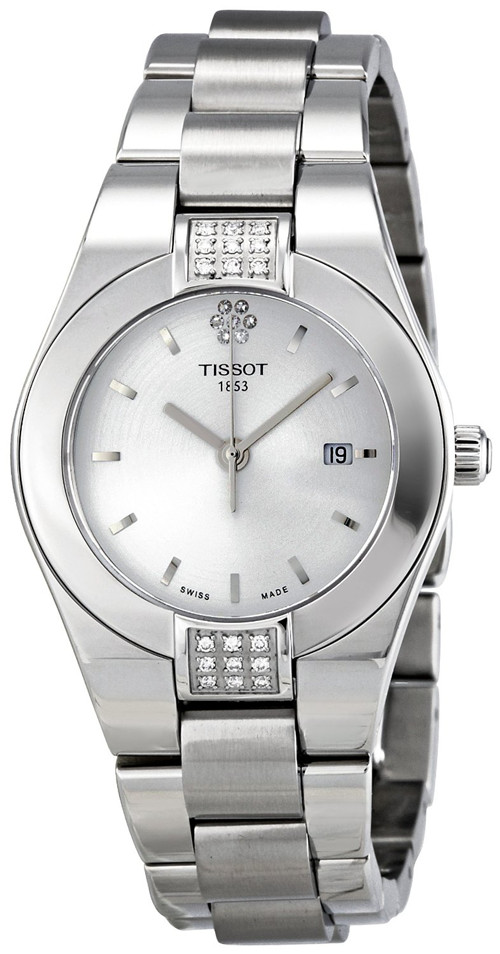 Tissot Watches : T043.210.11.031.00 Diamond Stainless Steel Quartz Women Watch