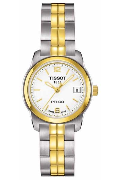 Tissot Watches : T049.210.22.017.00 Two Tone Bracelet Stainless Steel Quartz Women Watch
