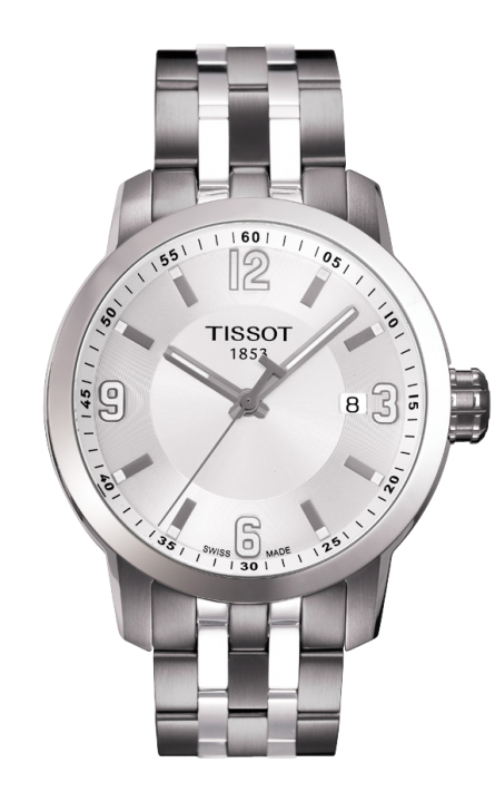 Tissot Watches : T055.410.11.017.00 Quartz Analog Stainless Steel Date Men Watch