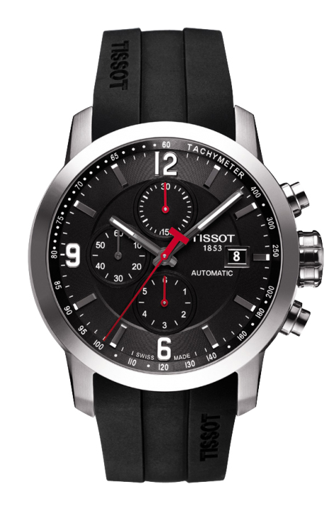 Tissot Watches : T055.427.17.057.00 Automatic Chronograph Date Black Men Watch