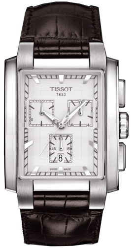 Tissot Watches : T061.717.16.031.00 Chronograph Leather Quartz Men Watch