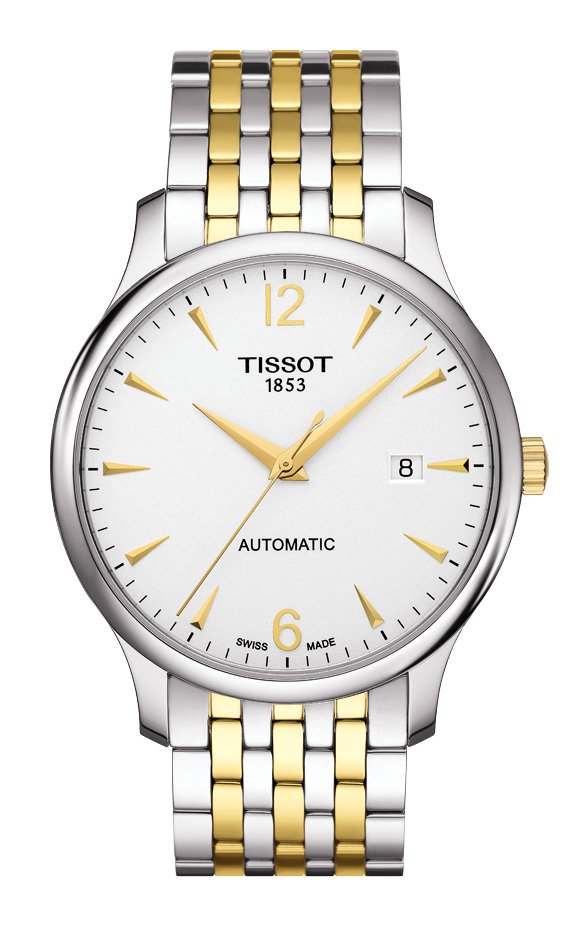 Tissot Watches : T063.407.22.037.00 Automatic Date Two Tone Stainless Steel Men Watch