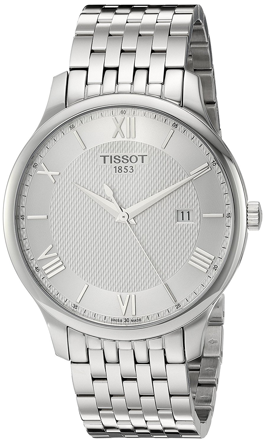Tissot Watches : T063.610.11.038.00 Silver Dial Stainless Steel Men Watch