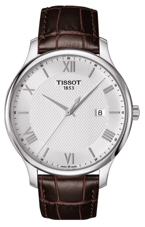 Tissot Watches : T063.610.16.038.00 Quartz Analog Date Brown Leather Men Watch