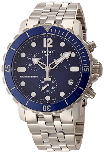 Tissot Watches : T066.417.11.047.00 Quartz Chronograph Date Stainless Steel Men Watch