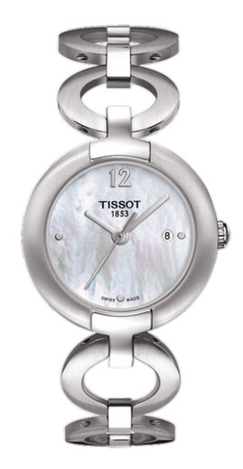 Tissot Watches : T084.210.11.117.01 Quartz White Mother of Pearl Pinky Series Date Women Watch