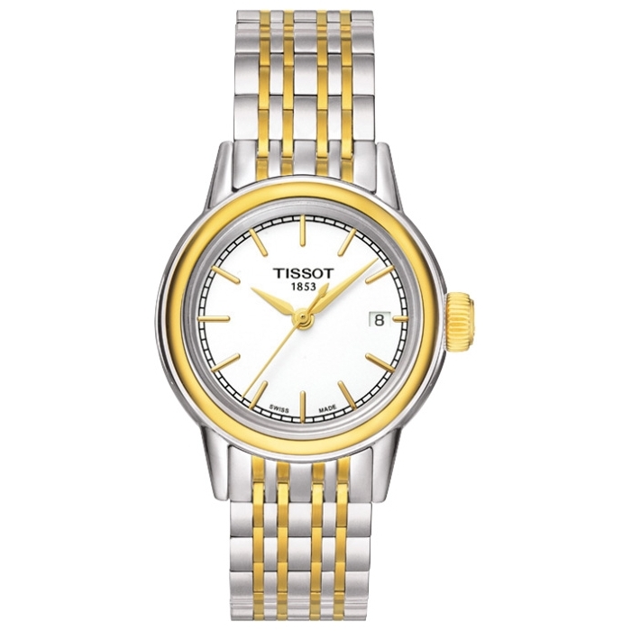 Tissot Watches : T085.210.22.011.00 Quartz Analog Date Stainless Steel Women Watch