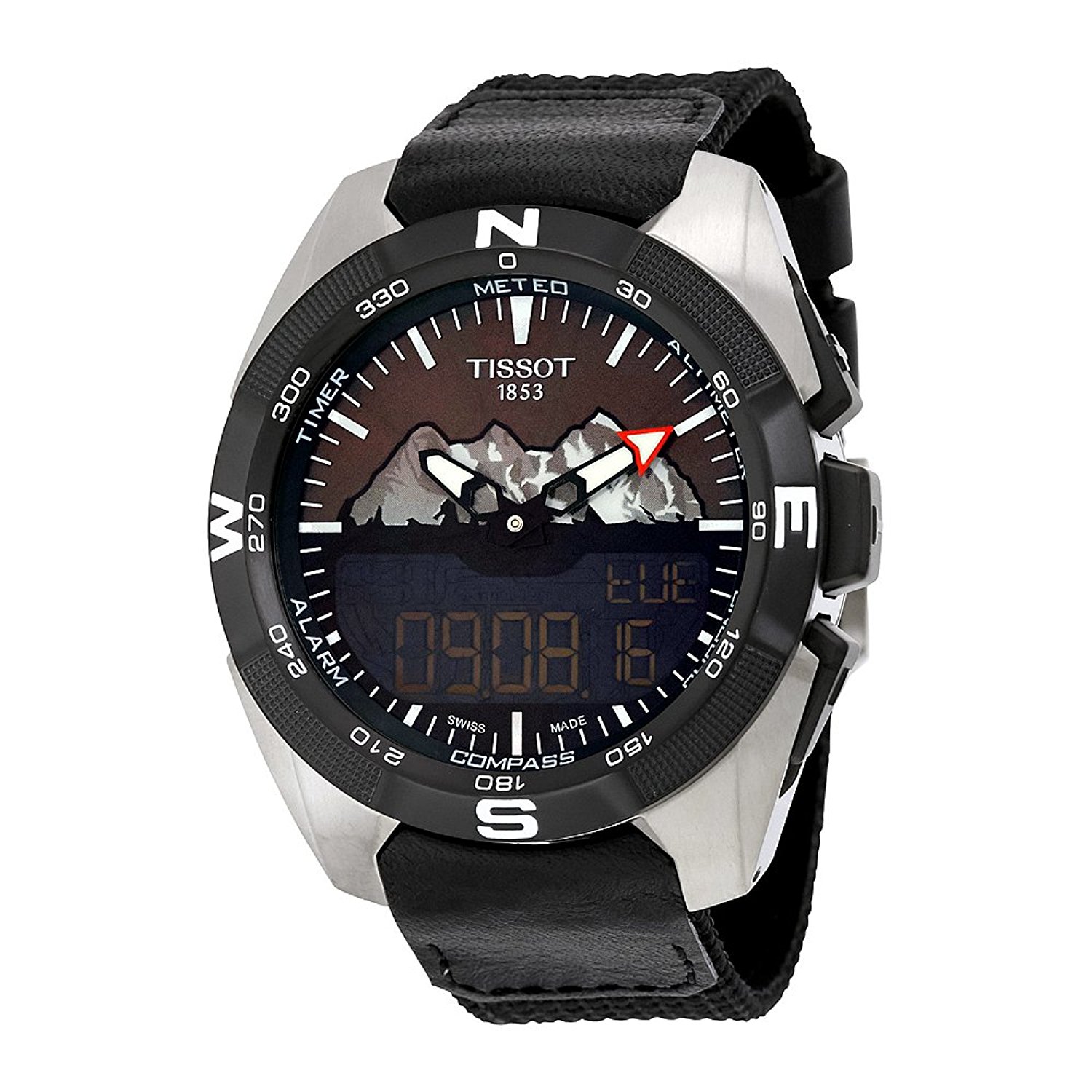 Tissot Watches : T091.420.46.051.10 Black Dial Fixed Black Pvd Band Men Watch
