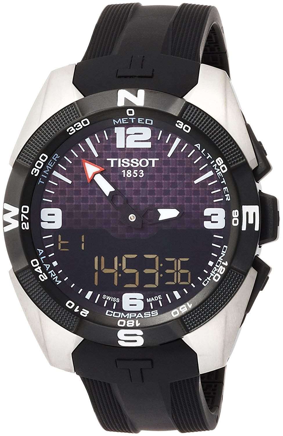 Tissot Watches : T091.420.47.207.01 Black Dial Titanium Men Watch