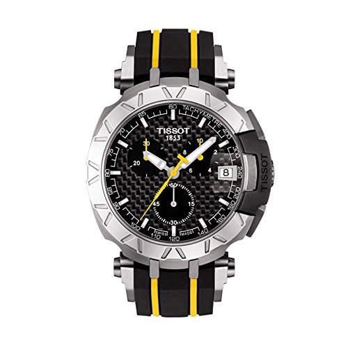 Tissot Watches : T092.417.17.201.00 Black Dial Rubber Men Watch
