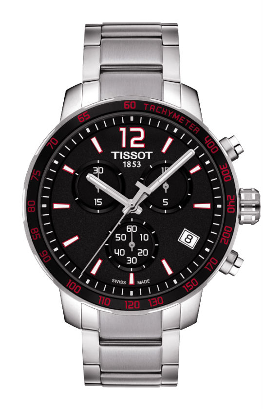 Tissot Watches : T095.417.11.057.00 Quartz Chronograph Date Stainless Steel Men Watch