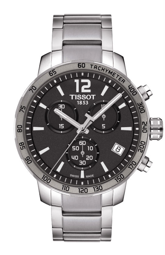 Tissot Watches : T095.417.11.067.00 Quartz Chronograph Date Stainless Steel Men Watch