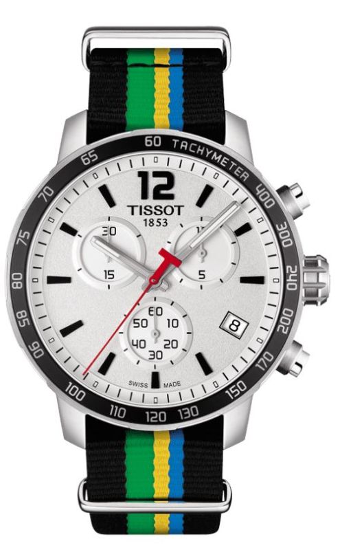 Tissot Watches : T095.417.17.037.02 Quickster Baku 2015 Special Edition Chronograph Nylon Men Watch