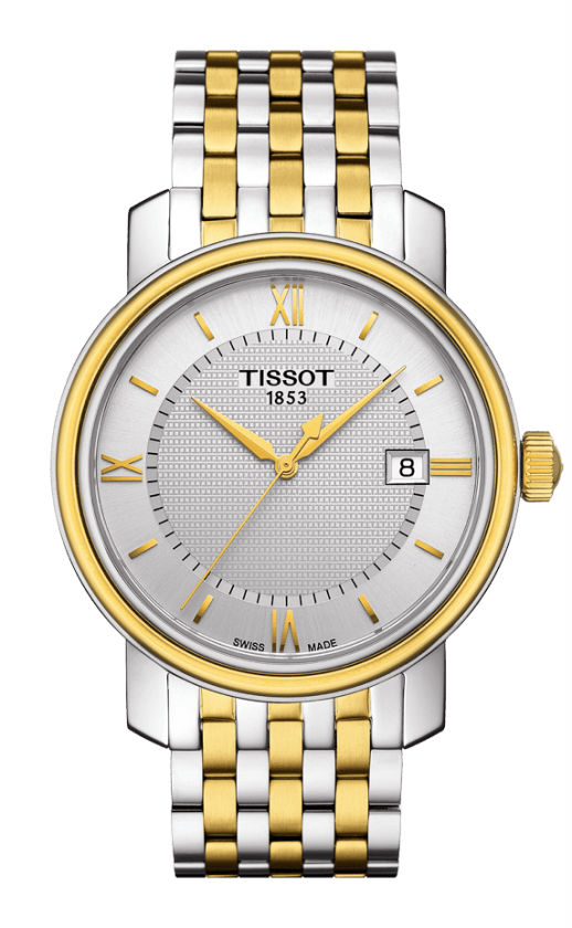 Tissot Watches : T097.410.22.038.00 Quartz Analog Date Two Tone Stainless Steel Men Watch