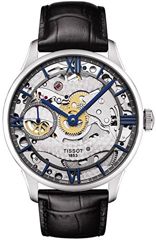 Tissot Watches : T099.405.16.418.00 Mechanical Hand Wind Black Leather Men Watch