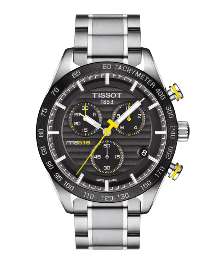 Tissot Watches : T100.417.11.051.00 Quartz Chronograph Date Stainless Steel Men Watch