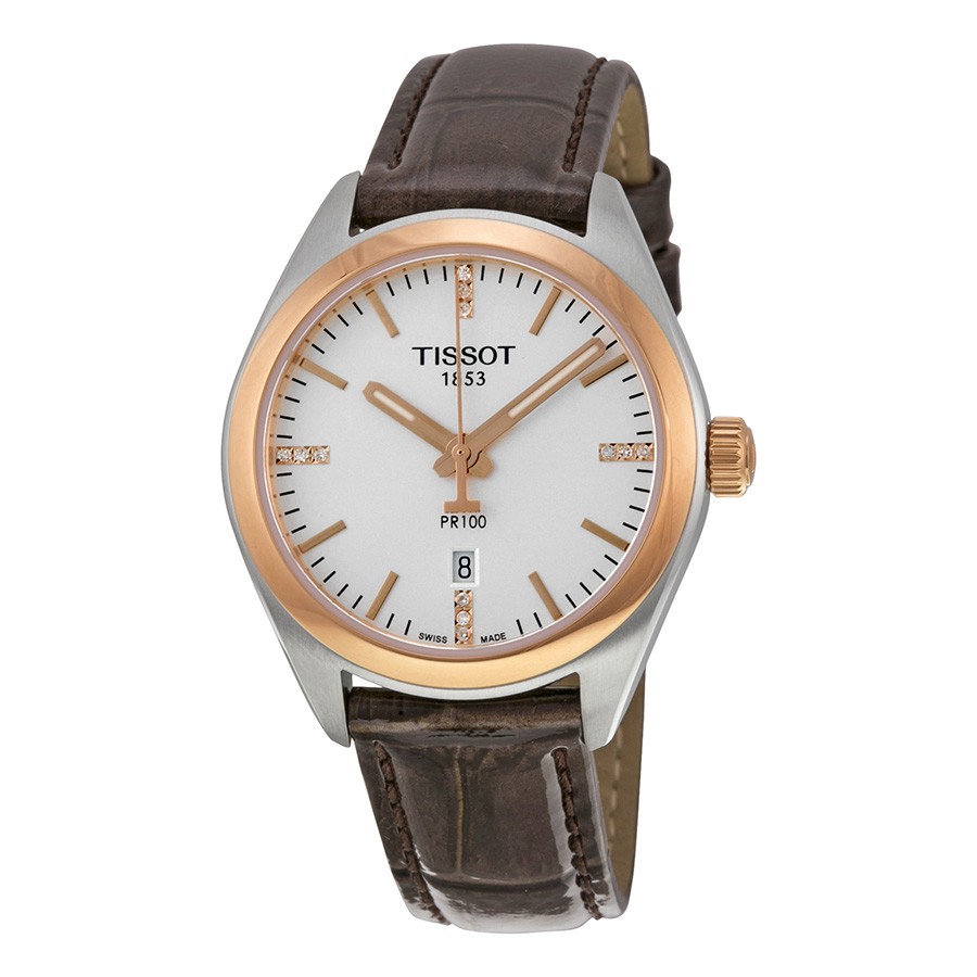 Tissot Watches : T101.210.26.036.00 Silver Quartz Women Watch
