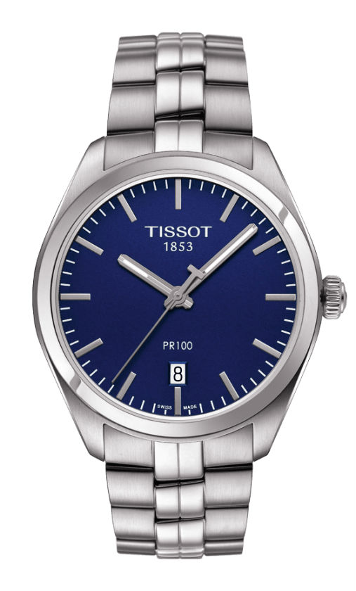 Tissot Watches : T101.410.11.041.00 Quartz Analog Date Stainless Steel Men Watch