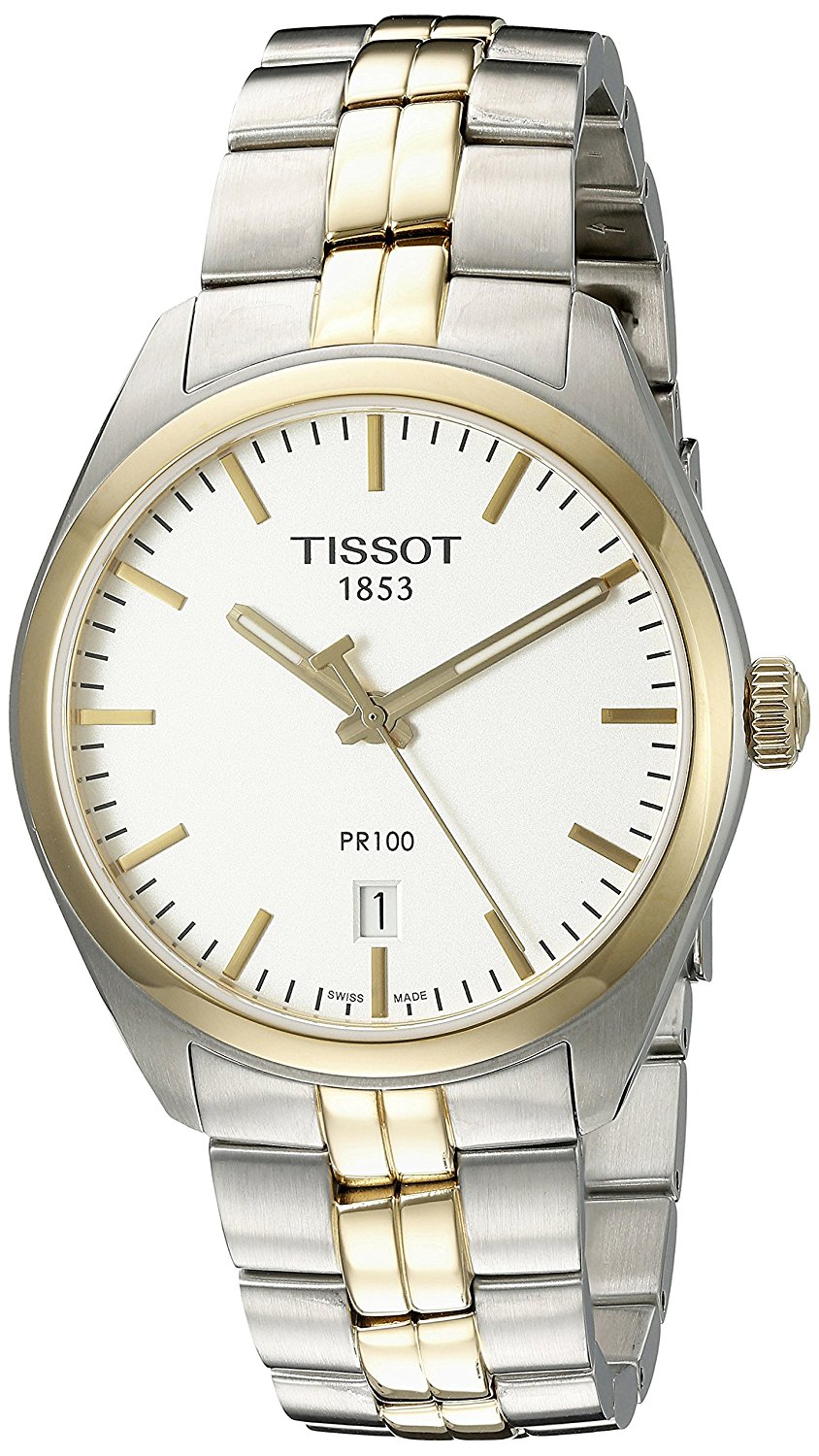 Tissot Watches : T101.410.22.031.00 Silver Dial Stainless Steel Band Men Watch
