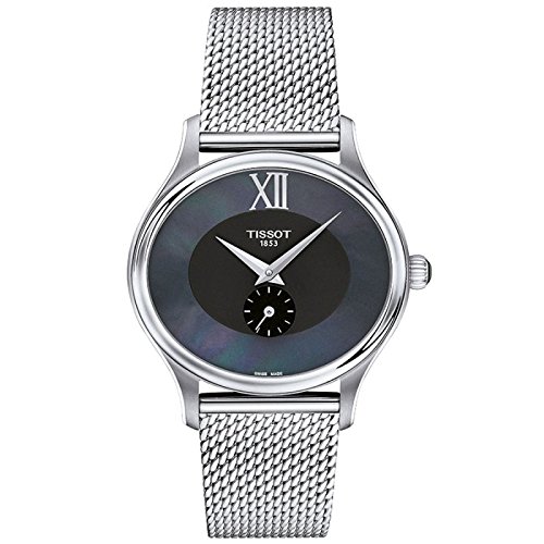 Tissot Watches : T103.310.11.123.00 Black Dial Fixed Stainless Steel Band Women Watch