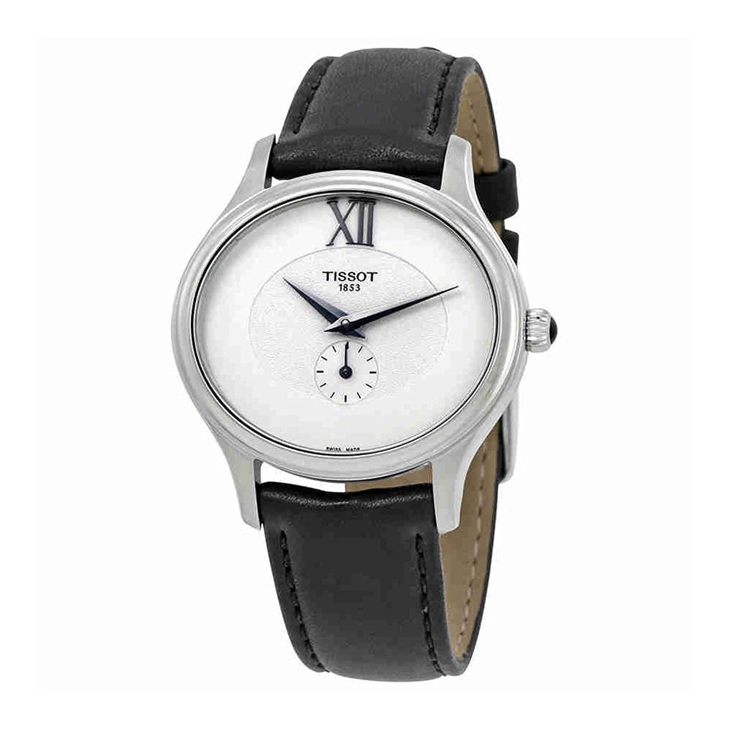 Tissot Watches : T103.310.16.033.00 Quartz Bella Ora Black Leather Women Watch
