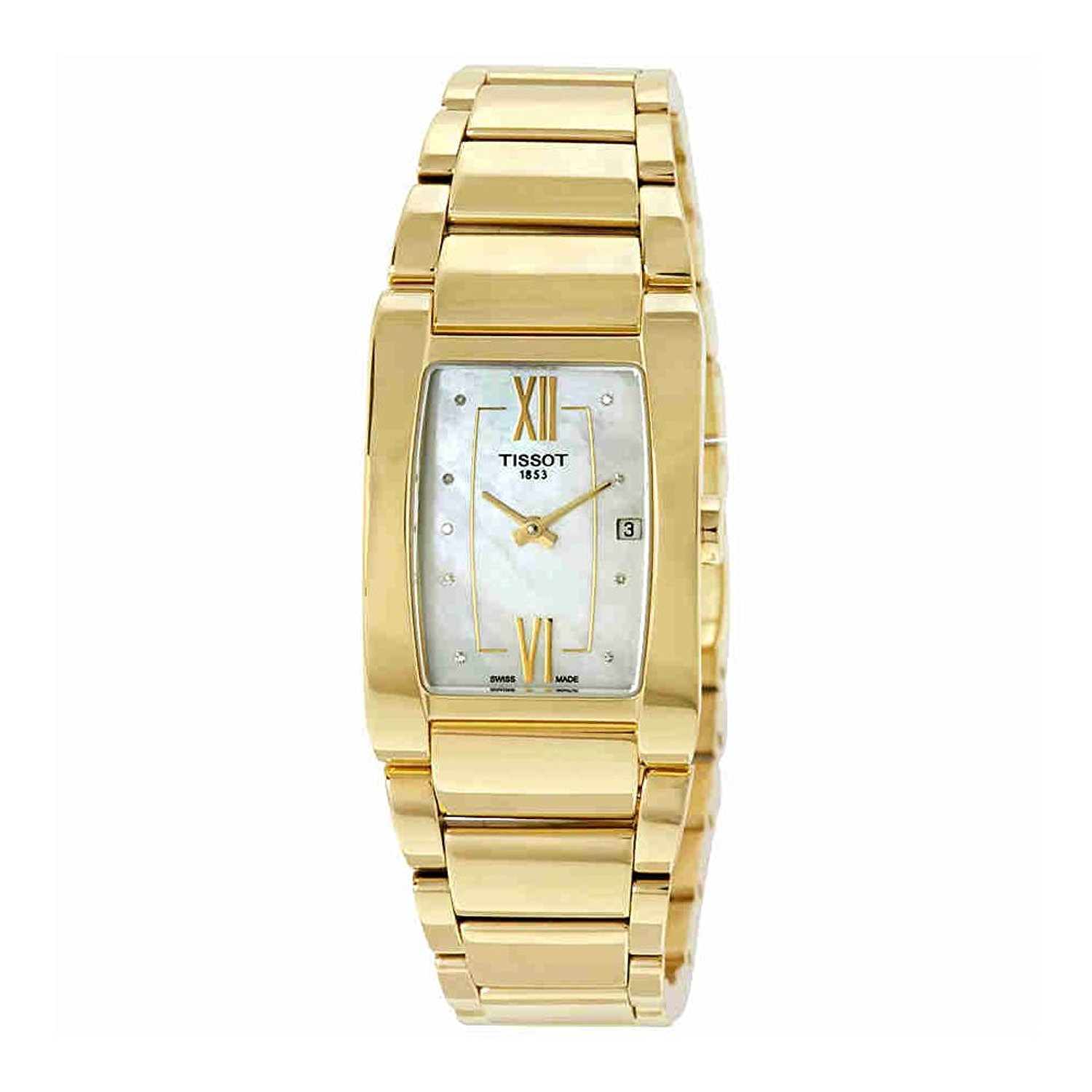 Tissot Watches : T105.309.33.116.00 White Mother Of Pearl Dial Fixed Band Women Watch