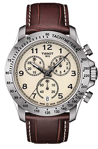 Tissot Watches : T106.417.16.262.00 White Dial Synthetic Leather Band Men Watch