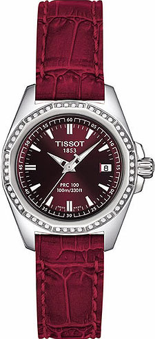 Tissot Watches : T22.1.161.81 Quartz Movement Leather Strap Women Watch