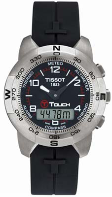 Tissot Watches : T33.7.798.51 T-Tactile T-Touch Series Men Watch