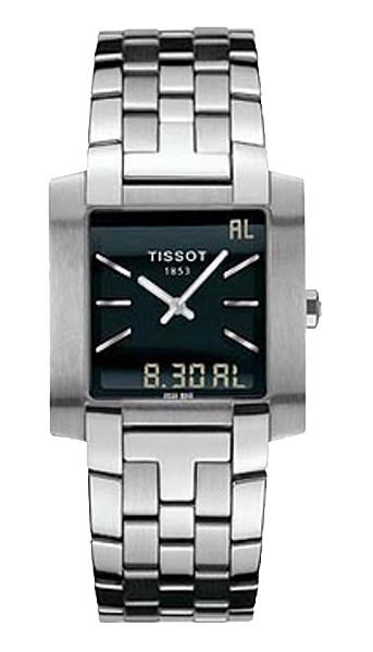 Tissot Watches : T60.1.588.51 Quartz Analog Digital Stainless Steel Men Watch