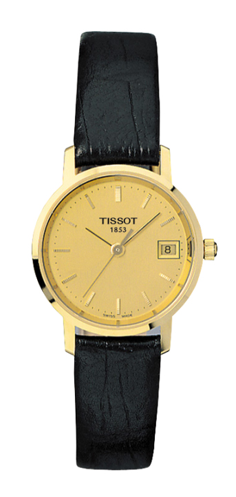 Fake AAA Tissot Watches : T71.3.114.21 Quartz 18ct Gold Date Women Watch Watch