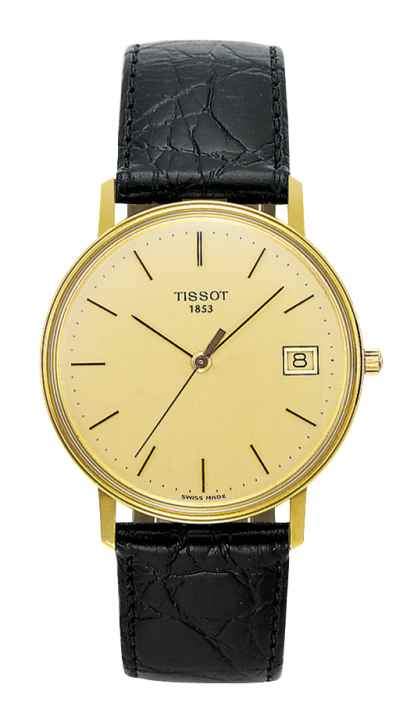Tissot Watches : T71.3.401.21 Quartz 18ct Gold Date Men Watch