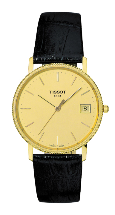 Tissot Watches : T71.3.412.21 Quartz Analog 18ct Gold Date Men Watch