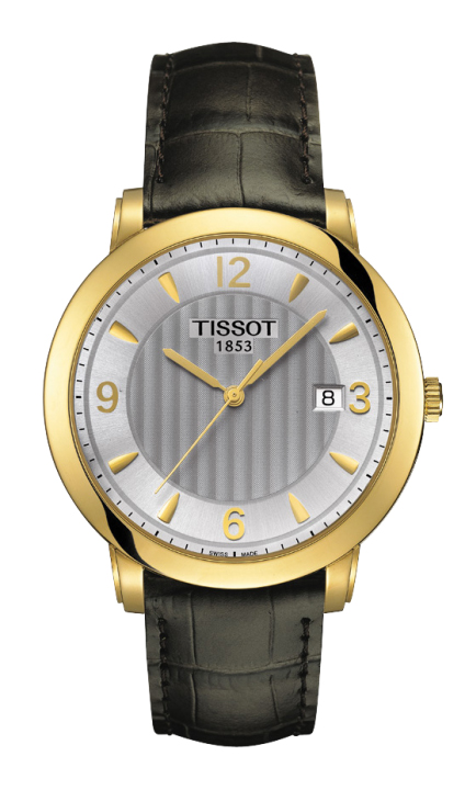 Tissot Watches : T71.3.450.64 Quartz Analog Date 18ct Gold Men Watch