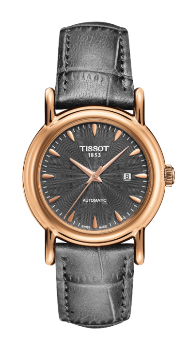 Tissot Watches : T907.007.76.081.00 Automatic Carson 18ct Gold Women Watch