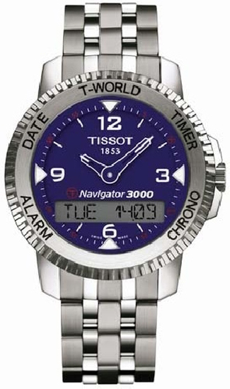 Tissot Watches : T96.1.488.42 Quartz Multi function Stainless Steel Men Watch