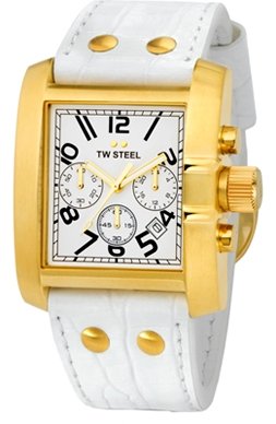 Tw Steel Watches : TW107 Quartz Chronograph Date 37mm Goliath Women Watch