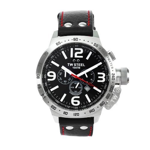 Tw Steel Watches : TW11 Quartz Chronograph Date 50mm Canteen Men Watch
