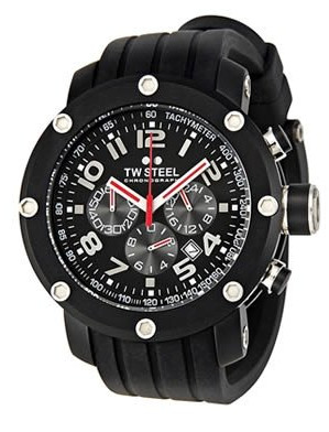 Tw Steel Watches : TW134 Quartz Chronograph Date 45mm Grandeur Tech Men Watch