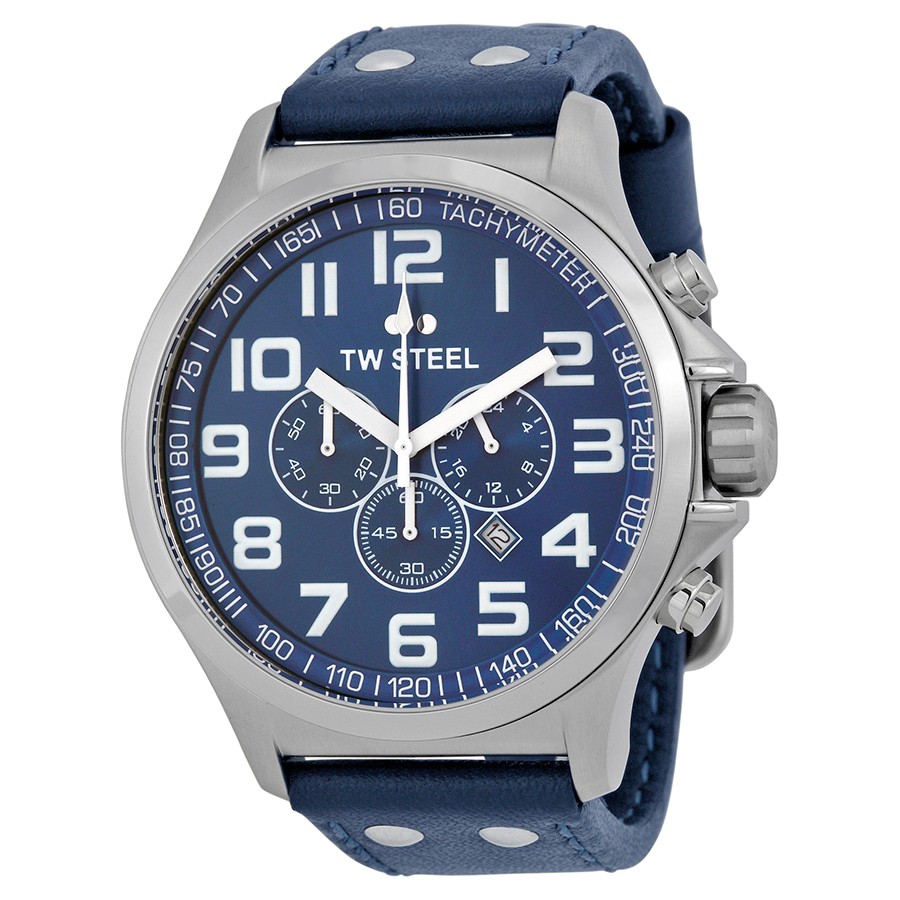 TW Steel Watches : TW403 Sunray Blue Quartz Men Watch
