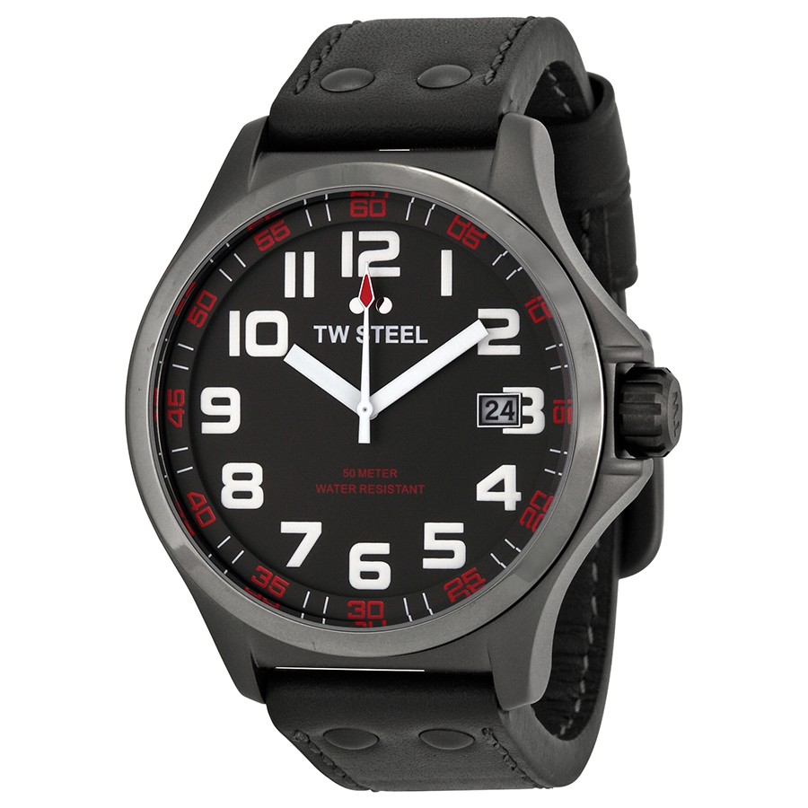 TW Steel Watches : TW420 Titanium Colored Quartz Men Watch