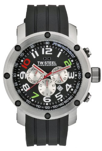 Tw Steel Watches : TW608 Quartz Chronograph Date 50mm Dario Franchitti Edition Men Watch