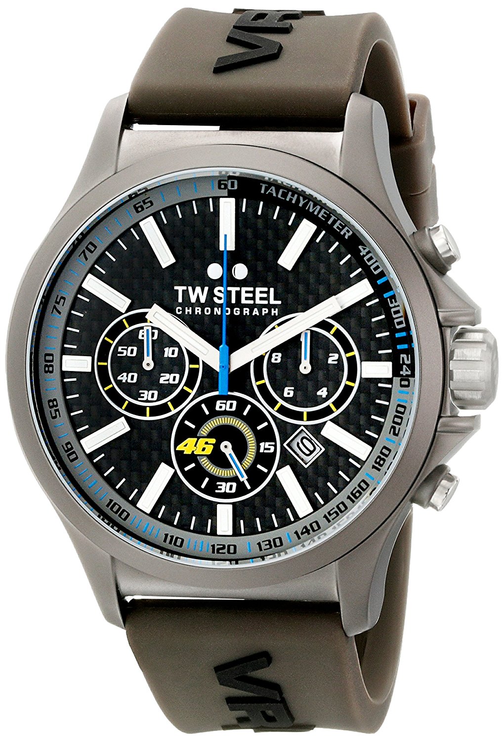 TW Steel Watches : TW935 Black Dial Silicone Men Watch