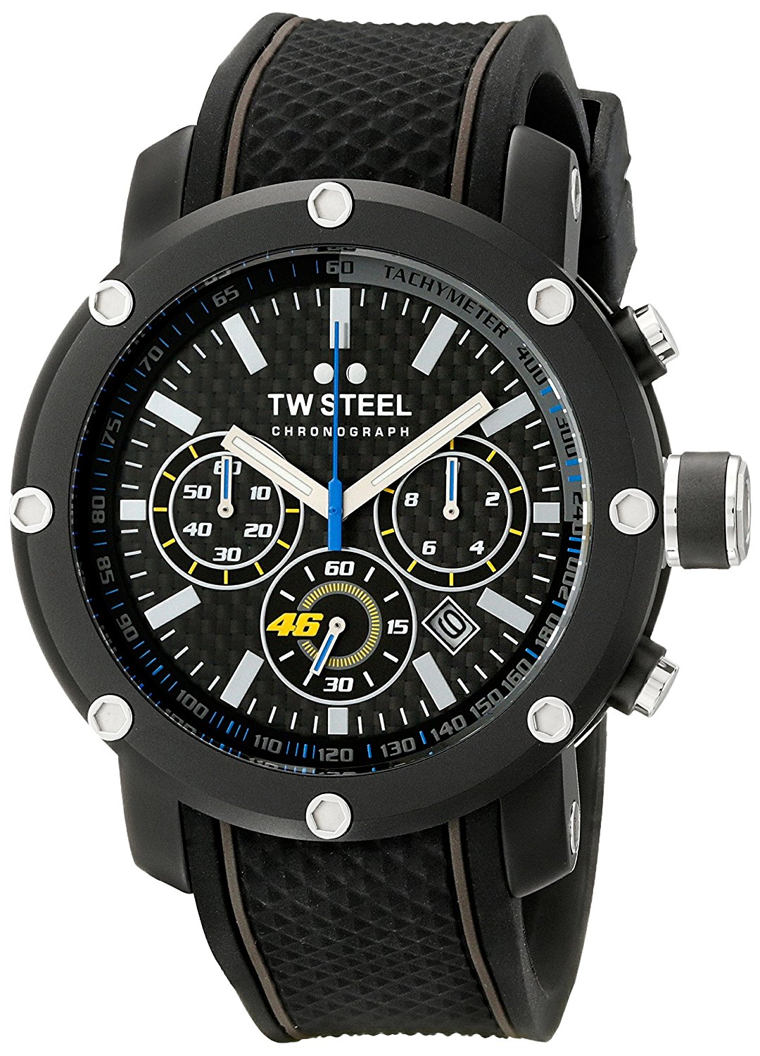 TW Steel Watches : TW937 Black Dial Silicone Men Watch
