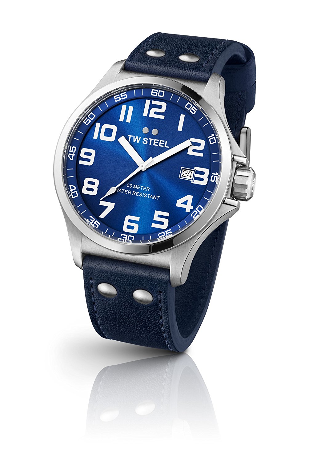 TW Steel Watches : TW-400 Blue Dial Calendar Women Watch