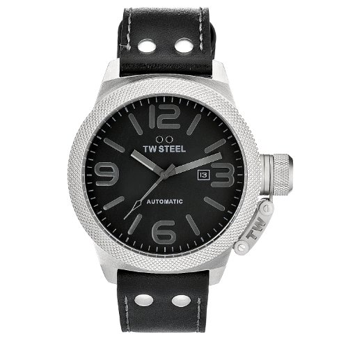 Tw Steel Watches : TWA201 Automatic Date 50mm Canteen Men Watch