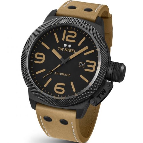 Tw Steel Watches : TWA203 Automatic Date 50mm Canteen Men Watch