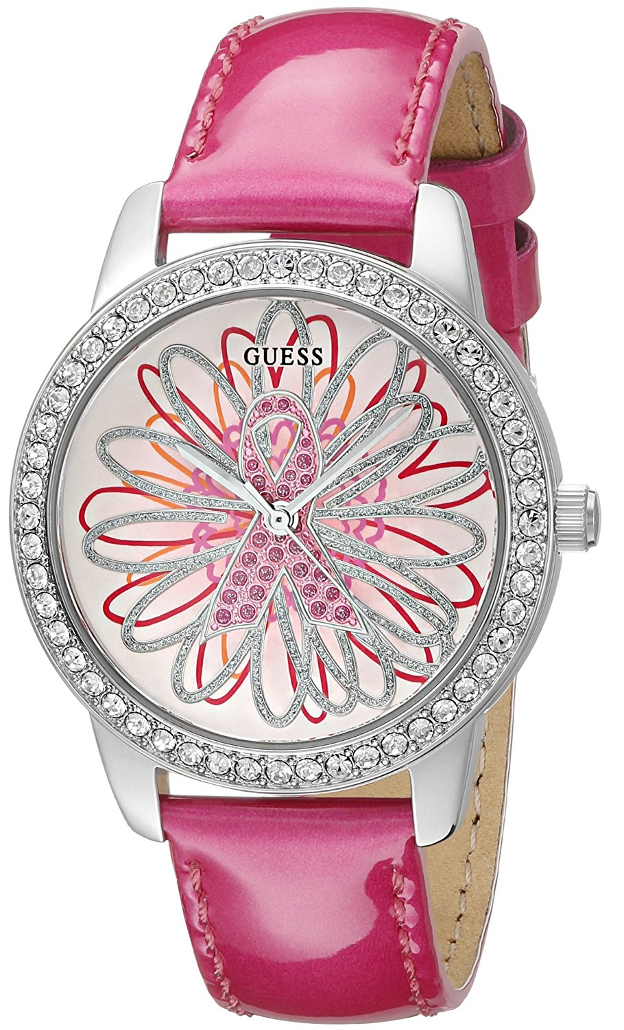 Guess Watches : U0032L5 Limited Edition Analog Pink Leather Women Watch