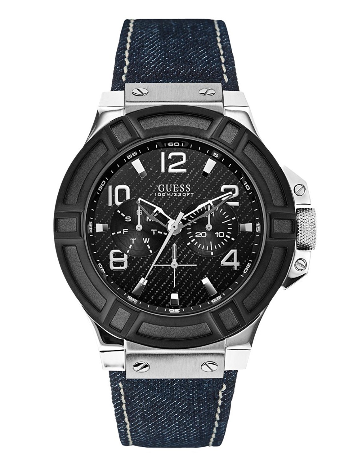 Guess Watches : U0040G9 Carbon Fiber Dial Men Watch