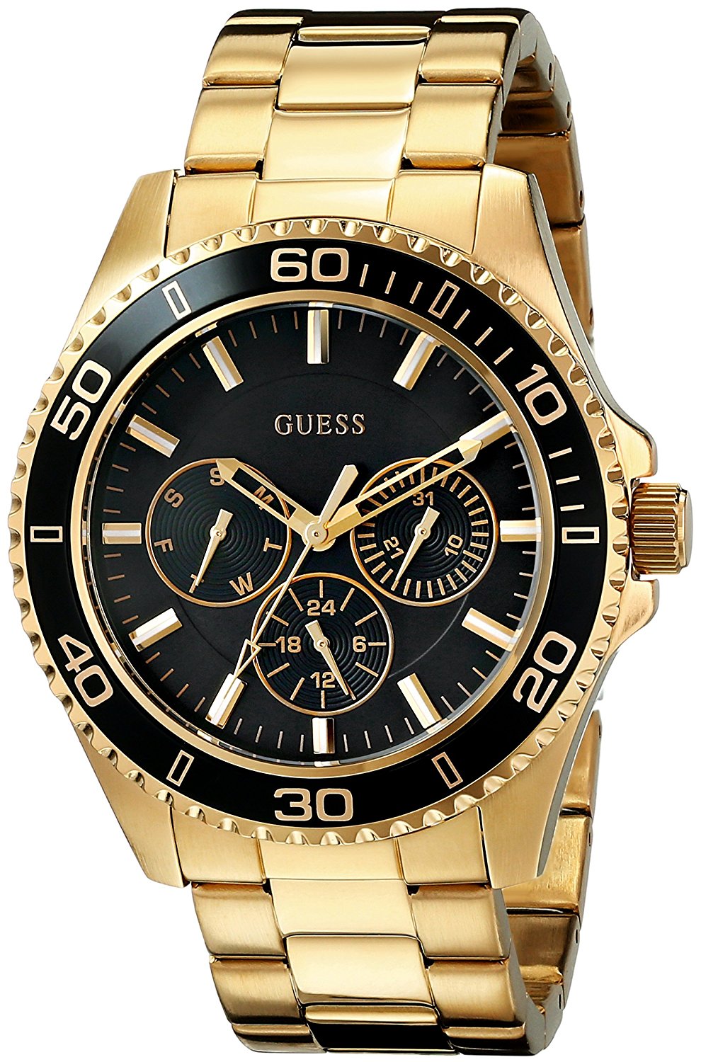 Guess Watches : U0231L3 Black Dial Stainless Steel Women Watch